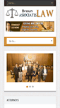 Mobile Screenshot of braunassociateslaw.com